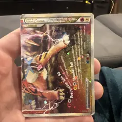 Pokemon TCG • Entei & Raikou Legend (Bottom) • HGSS Unleashed 91/95 • LP - Image 1