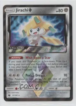 2018 Pokemon Sun & Moon - Celestial Storm Prism Star Prism Star Jirachi #97 17dx - Image 1