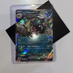 Pokemon TCG Destined Rivals Arvens Mabosstiff Card EX 139/182 Double Rare NM - Image 3
