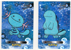 Pokemon 2024 Card Database 2 - WOOPER & QUAGSIRE * CRACKED ICE HOLO - Image 1