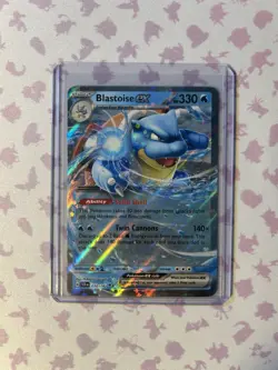Blastoise ex - 030/142 - Pokemon Stellar Crown Double Ultra Rare NM - Image 3