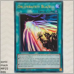 Obliterate!!! Blaze - MP25-EN225 - Ultra Rare 1st Edition Yugioh - Image 1