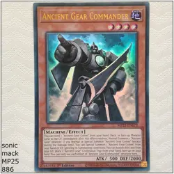 Ancient Gear Commander - MP25-EN179 - Ultra Rare 1st Edition Yugioh - Image 1