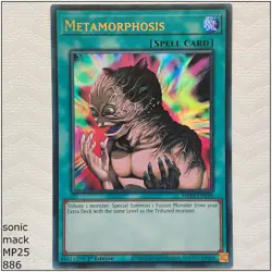 Metamorphosis - MP25-EN299 - Ultra Rare 1st Edition Yugioh - Image 1