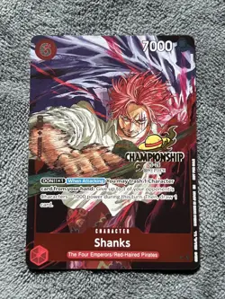 Shanks (CS 25-26 Event Pack) P-083 One Piece Promotion Cards Foil - Image 2