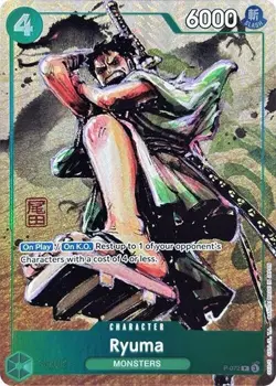 One Piece English - Ryuma - Best Selection Vol. 3 P-072 - Alt Art - Oda Stamped - Image 1