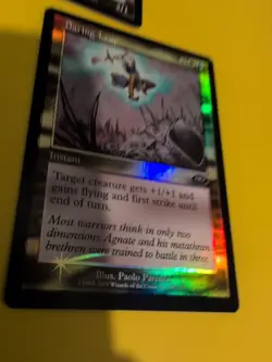 Cavern Harpy & Daring Leap. MTG 2 Card. Planeshift.OLD VINTAGE FOIL - Image 4