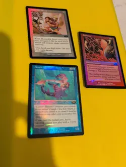 Insolence, Honourable Scout & Arctic Merfolk MTG 3 Card. Planeshift.VINTAGE FOIL - Image 1
