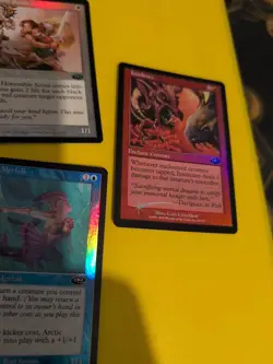 Insolence, Honourable Scout & Arctic Merfolk MTG 3 Card. Planeshift.VINTAGE FOIL - Image 3