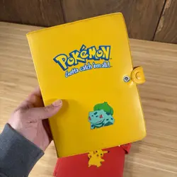 Vintage Pokemon Gotta Catch 'Em All! Bulbasaur Pikachu Pokemon Card Binder - Image 2
