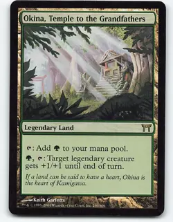 Okina, Temple to the Grandfathers #280 Magic the Gathering Card - Image 1
