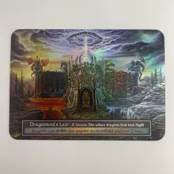 Dragonlord’s Lair (Foil) - Unique - Dragonlord - Sorcery: Contested Realm - Image 1