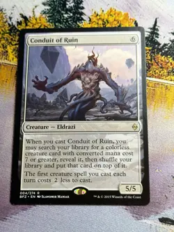 Conduit of Ruin, Battle for Zendikar, NM Near Mint, Magic the Gathering MTG - Image 2