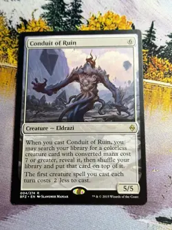 Conduit of Ruin, Battle for Zendikar, NM Near Mint, Magic the Gathering MTG - Image 3