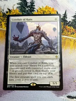 Conduit of Ruin, Battle for Zendikar, NM Near Mint, Magic the Gathering MTG - Image 4