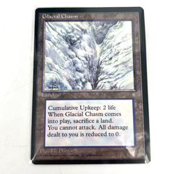 MTG Glacial Chasm Ice Age (ICE) Magic the Gathering NM Unplayed - Image 1