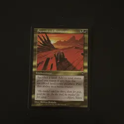 Magic The Gathering Visions Squandered Resources # Lightly played - Image 1
