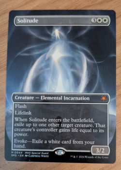 MTG Solitude, Commander Masters NM Borderless - Image 1