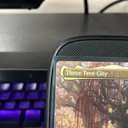 Magic: The Gathering Three Tree City Legendary Land Rare Bloomburrow Regular En… - Image 4