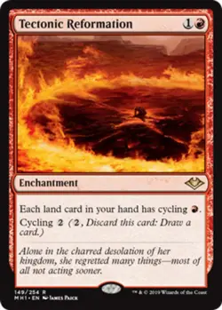 1 x Tectonic Reformation - Foil - Modern Horizons - Light Play - MTG - Image 1