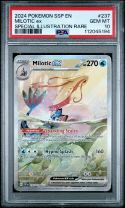 2024 Pokemon Surging Sparks Milotic EX #237/191 PSA 10 - Image 1