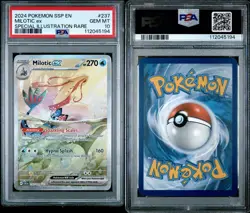 2024 Pokemon Surging Sparks Milotic EX #237/191 PSA 10 - Image 3