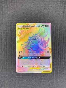 Pokemon Unbroken Bonds Greninja & Zoroark GX 222/214 Secret Rare Tag Team Card - Image 1