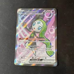 Pokemon TCG Meloetta ex 159/086 Ultra Rare Sv: Black Bolt Holo- NM - Image 1