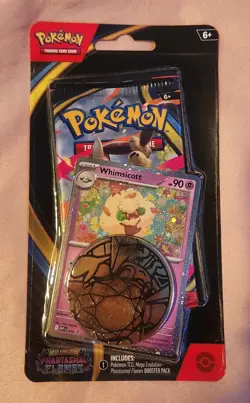 Pokemon TCG:Mega Evolution Phantasmal Flames Whimsicott Blister Pack Brand New - Image 1