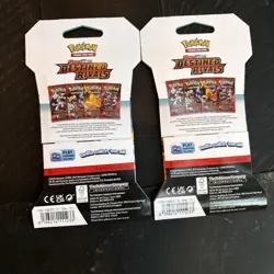 Sleeved Booster Pack X2 - Sv10: Destined Rivals - Moltress ex - Pokemon - Image 2