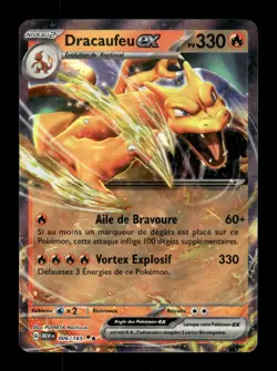 Carte Pokemon Dracaufeu-ex 006/165 151 FR - Image 1