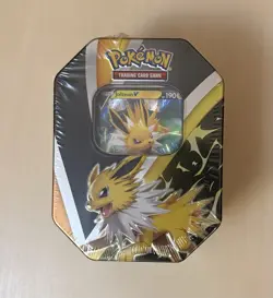 Pokemon TCG Eevee Evolutions Tin - Jolteon V - New Factory Sealed - Image 1