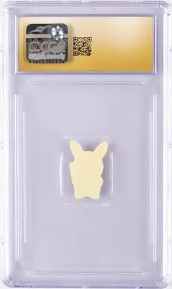 2016 POKEMON CENTER FLAKE SEALS PRETEND TEAM SKULL PIKACHU CGC 10 PERFECT - Image 2