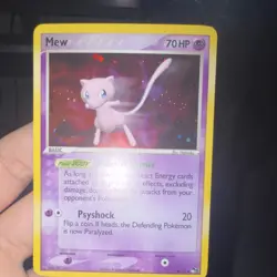 Pokemon Mew POP Series 4 Holo Rare 70 HP Psyshock 004/017 2006 - Image 1