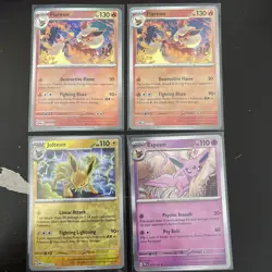 Pokemon Scarlet & Violet: Prismatic Evolutions Eeveelution Cards - Image 3