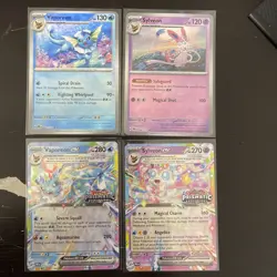 Pokemon Scarlet & Violet: Prismatic Evolutions Eeveelution Cards - Image 5