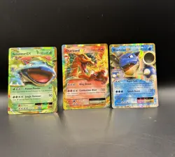Pokemon Mega Lot – Charizard EX, Blastoise EX, Venusaur EX – XY Evolutions 2016 - Image 2