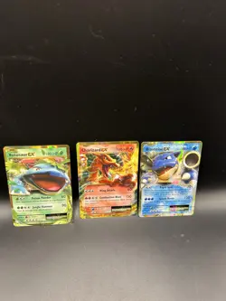 Pokemon Mega Lot – Charizard EX, Blastoise EX, Venusaur EX – XY Evolutions 2016 - Image 3