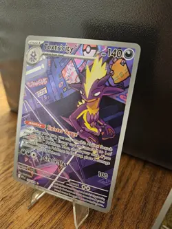 Pokemon TCG Toxtricity 103/094, Nymble 096/094 Holo Full Art Phantasmal Flames - Image 4