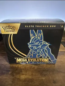 Pokemon Mega Evolution Lucario EMPTY Elite Trainer Box ETB - No promo/packs - Image 1