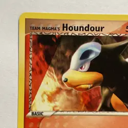 Pokemon TCG Team Magma's Houndour EX Team Magma vs Team Aqua 35/95 - Image 3