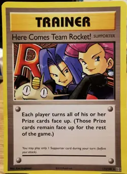 Pokemon TCG Here Comes Team Rocket! Team Rocket 113/108 Regular Rare - Image 1