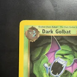 Vintage Pokemon Team Rocket Dark Golbat 24/82 Non-holo Rare WotC 2000 - Image 2