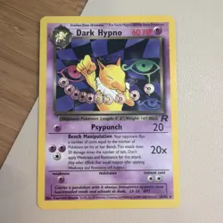 Pokemon Vintage Non-Holo Rare Dark Hypno 26/82 Team Rocket #10 - LP - Image 1