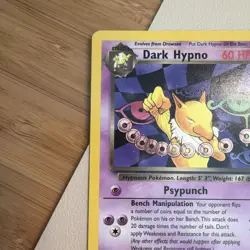 Pokemon Vintage Non-Holo Rare Dark Hypno 26/82 Team Rocket #10 - LP - Image 5