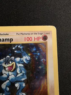 Machamp 8/102 Pokemon Base Set Shadowless Deck Exclusives Holo MP - Image 3