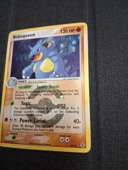Pokemon Nidoqueen Holo Card Fire Red & Leaf Green 9/112 NM Fast Ship - Image 4