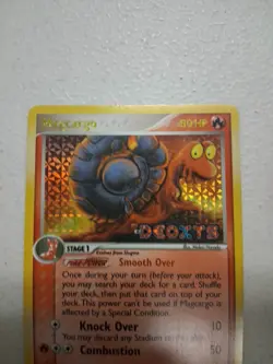 Pokemon Magcargo Deoxys 20/107 Reverse Holo Stamped LP Fast Ship - Image 3