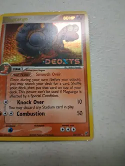 Pokemon Magcargo Deoxys 20/107 Reverse Holo Stamped LP Fast Ship - Image 4