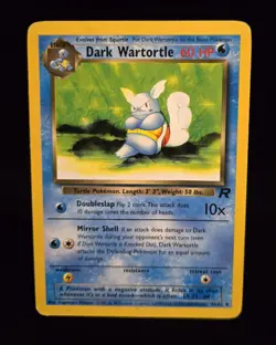 Pokemon TCG - DARK WARTORTLE - 46/82 - UNLIMITED - TEAM ROCKET 2000 - WOTC - HP - Image 1